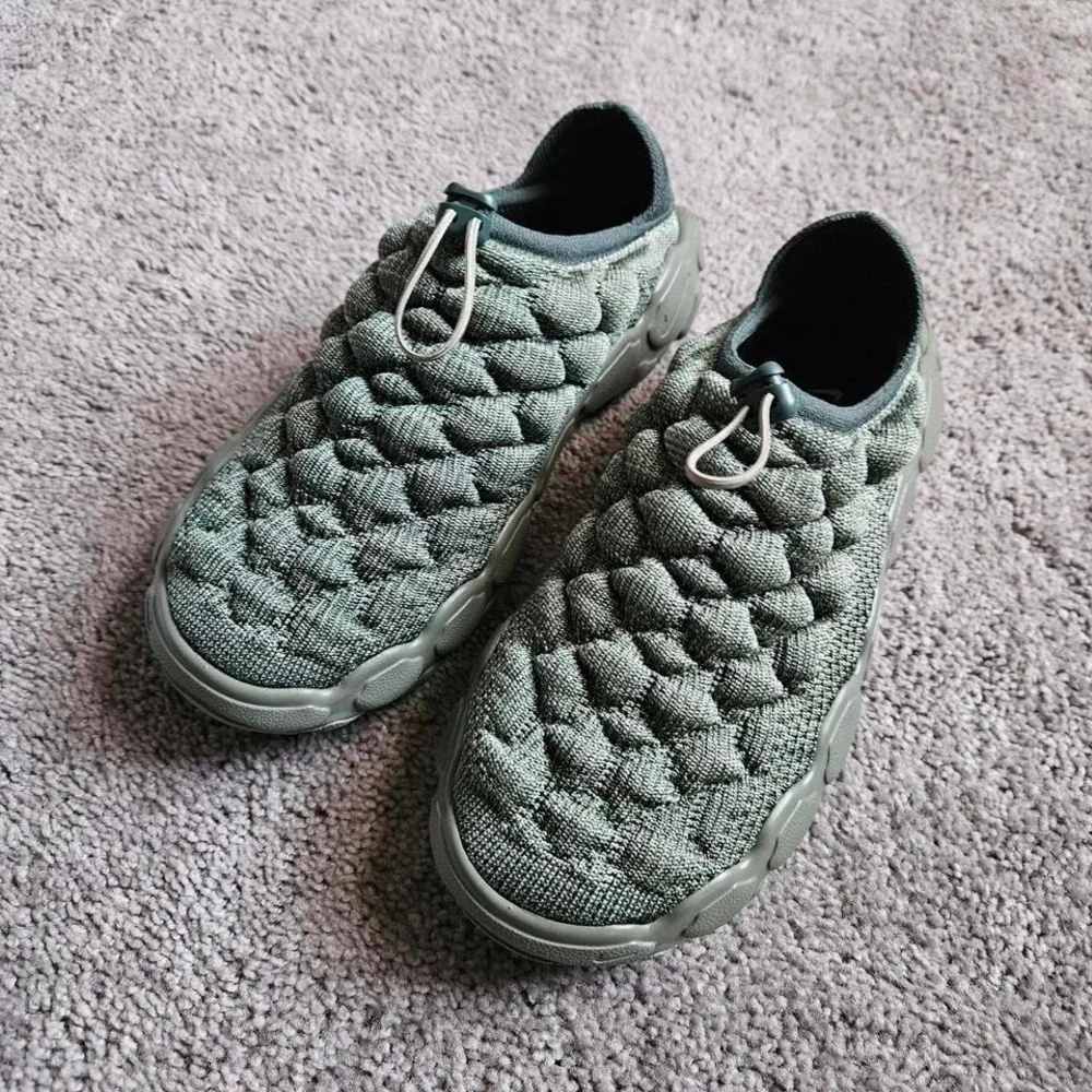 Nike Flyknit Haven Women 7 Vintage Green FD2148-300 Slip on Toggle Comfort‎